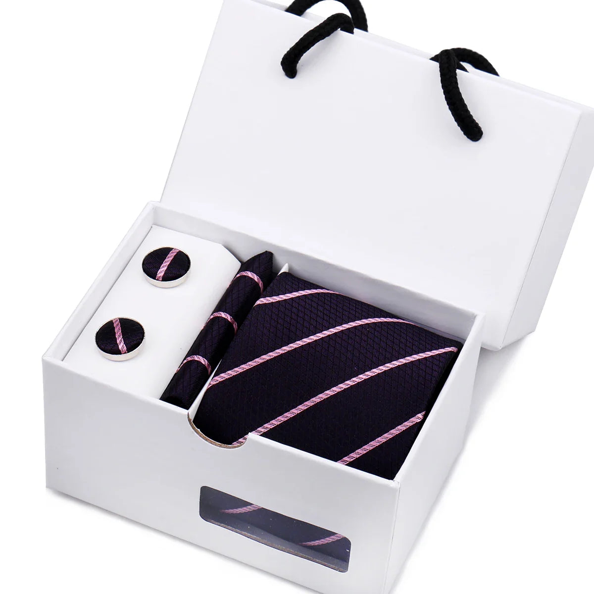 Mens Paisley Tie Gift Set With Box Valentines Gifts For Him