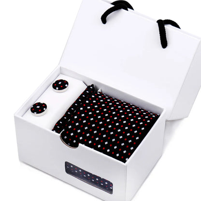 Mens Paisley Tie Gift Set With Box Valentines Gifts For Him