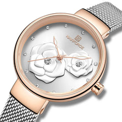 Rose Gold Stainless Steel Elegance Watch 32Mm