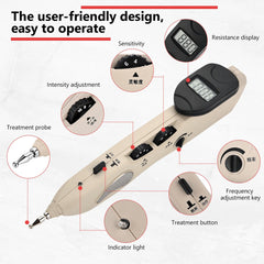 Electronic Acupuncture Pen Massage Therapy Device
