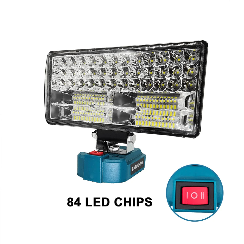 Portable Cordless LED Work Light for Makita Battery 1005007166073791-al