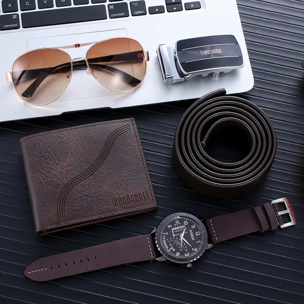 Valentines Gifts For Him Watch Belt Wallet Sunglasses Gift Box