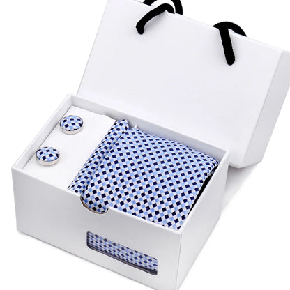 Mens Paisley Tie Gift Set With Box Valentines Gifts For Him