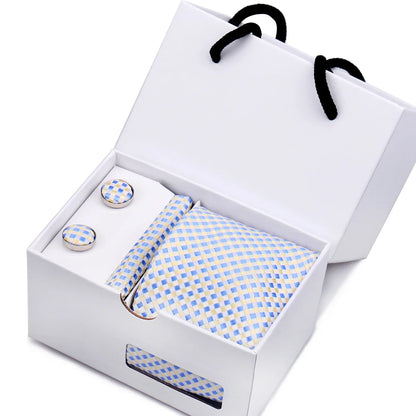 Mens Paisley Tie Gift Set With Box Valentines Gifts For Him