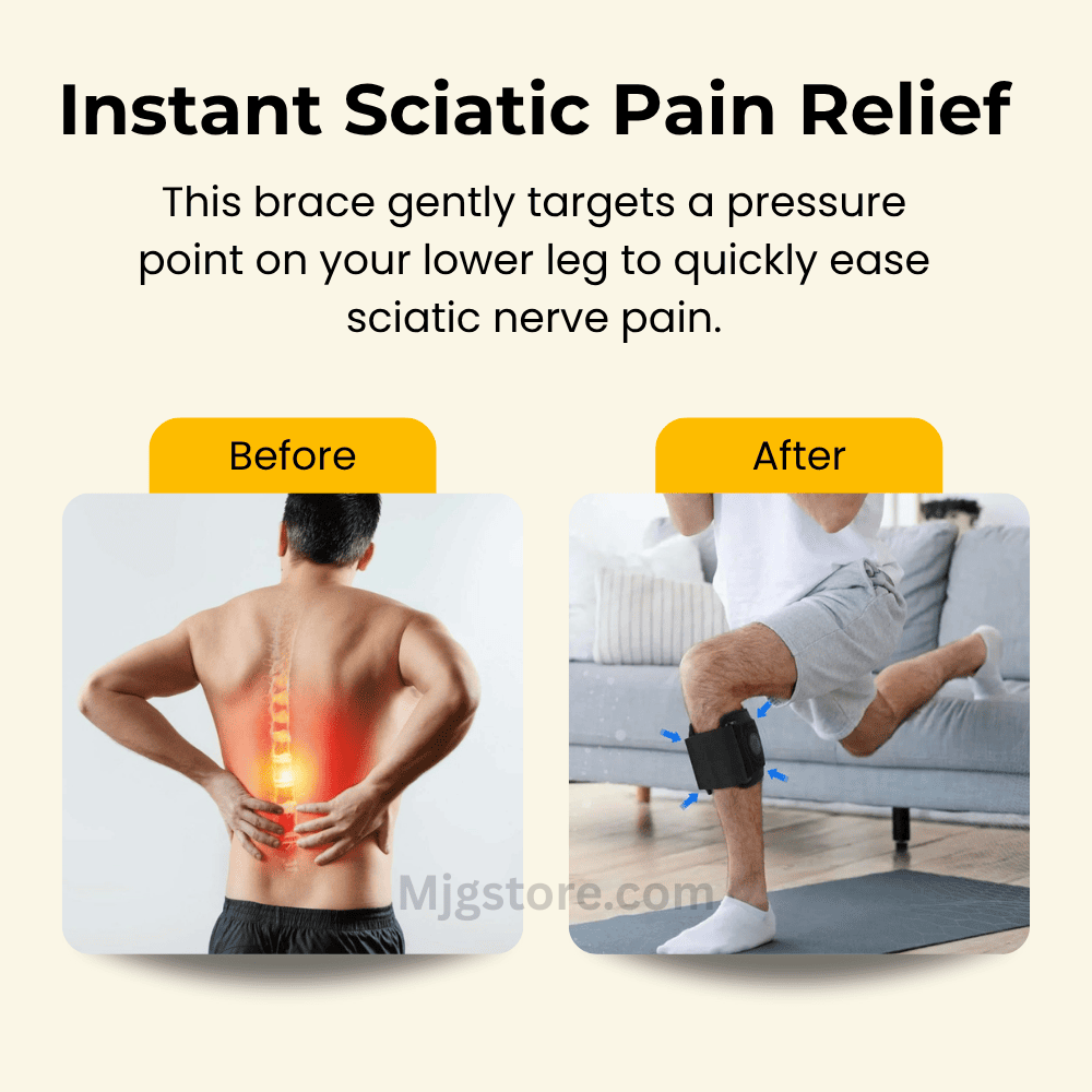 2Pcs Sciatic Nerve Brace - Sciatica Acupressure Leg & Back Pain Relief 262629