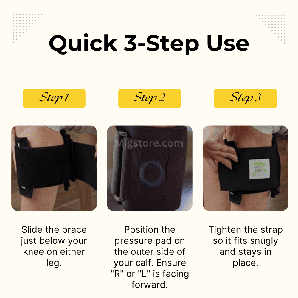 2Pcs Sciatic Nerve Brace - Sciatica Acupressure Leg & Back Pain Relief 262629