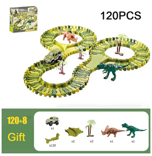 Dinosaur Adventure Roller Coaster Set