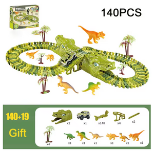 Dinosaur Adventure Roller Coaster Set