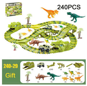 Dinosaur Adventure Roller Coaster Set