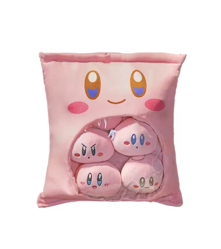 Kirby Plush Cushion Set Pocket Pals