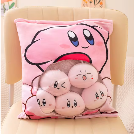 Kirby Plush Cushion Set Pocket Pals