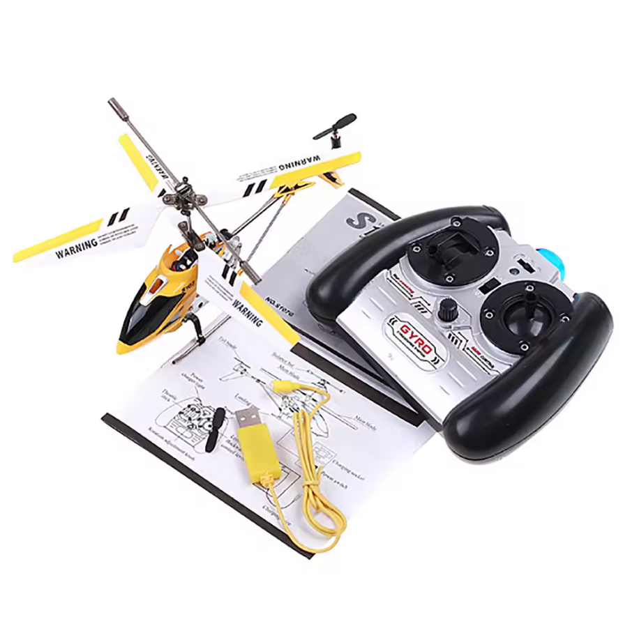 Crimson Unbreakable Mini Rc Helicopter With Gyro