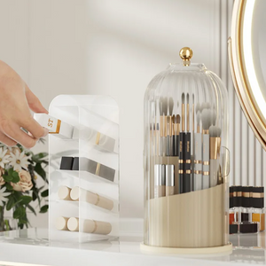 360° Rotating Acrylic Makeup Organizer