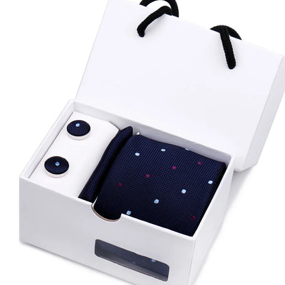 Mens Paisley Tie Gift Set With Box Valentines Gifts For Him