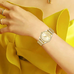 Diamond Accent Elegant Women’S Watch 29Mm