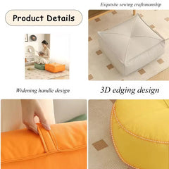 Japanese Floor Seating Cushion for Meditation - Round & Square Design