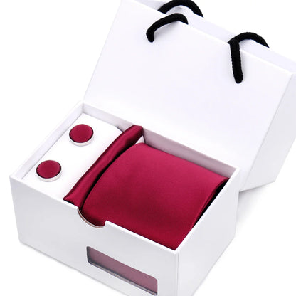 Mens Paisley Tie Gift Set With Box Valentines Gifts For Him