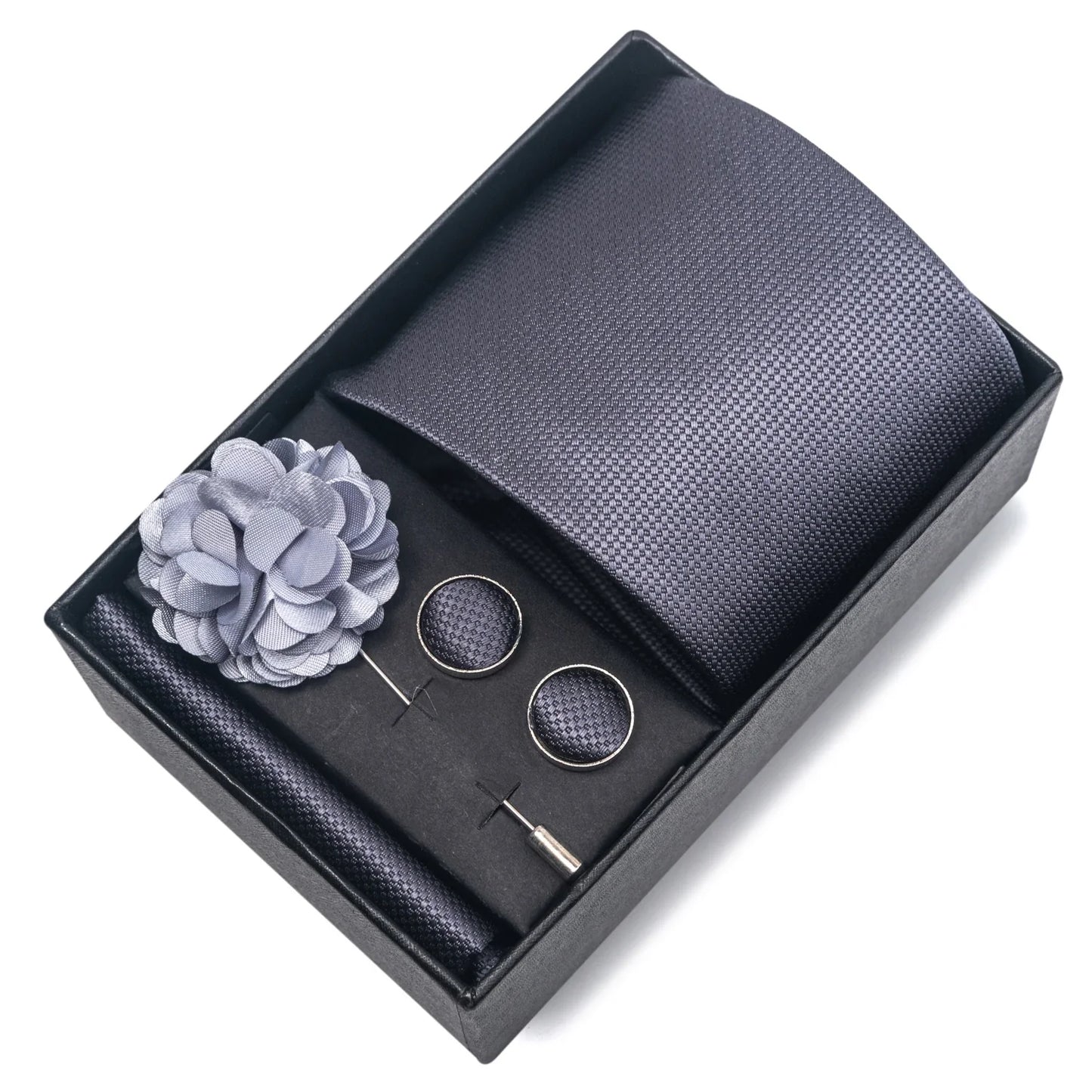 Valentines Gifts For Him Silk Necktie Set With Cufflinks