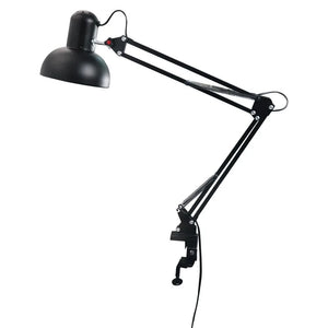 Adjustable Swing Arm Desk Lamp with Clamp Mount