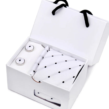 Mens Paisley Tie Gift Set With Box Valentines Gifts For Him