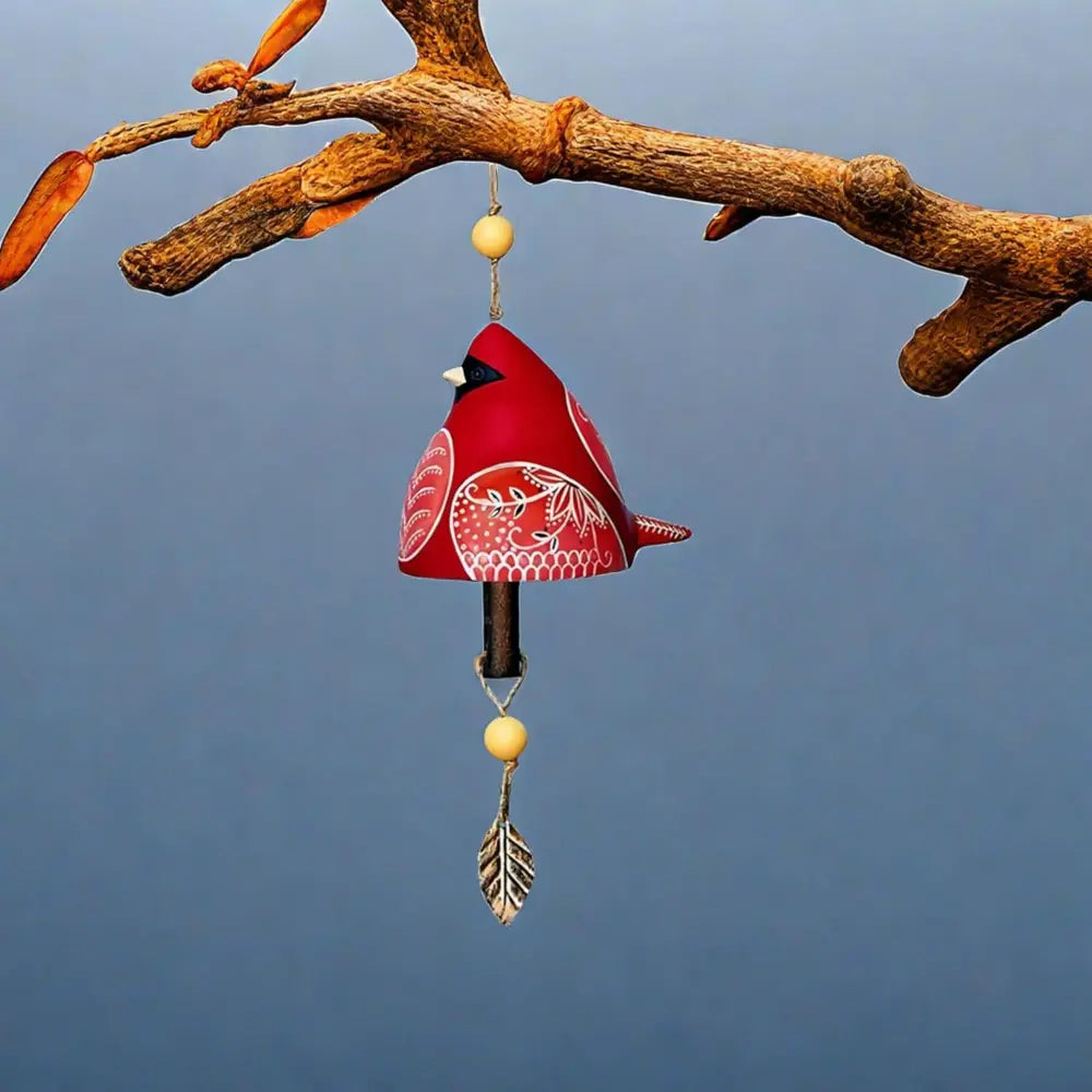 Set 3 Ceramic Bird Wind Chime Song Bell Garden Yard Home Decoration