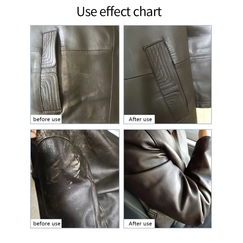 Set of 2 Leather Scratch Repair Cream - Restore and Recolor Balm for Sofas, Bags (9 Colors) 257041