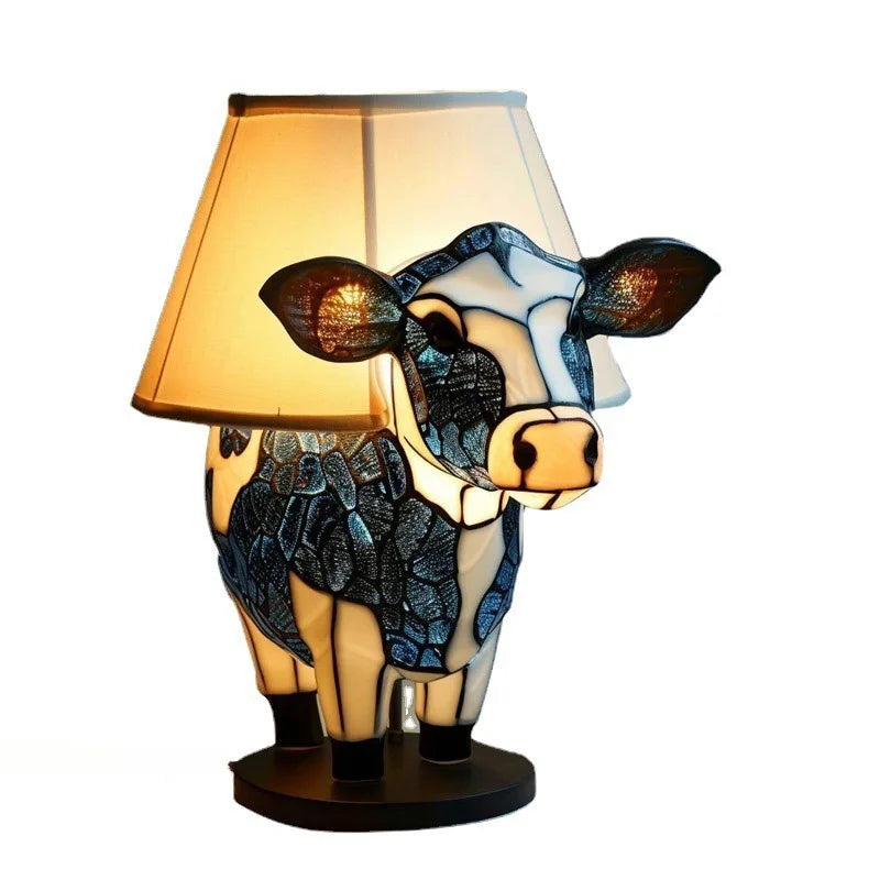 3D Resin Animal Table Lamp Home Decor Light