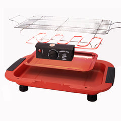 Smokeless Electric Indoor Outdoor BBQ Grill with Versatile Options