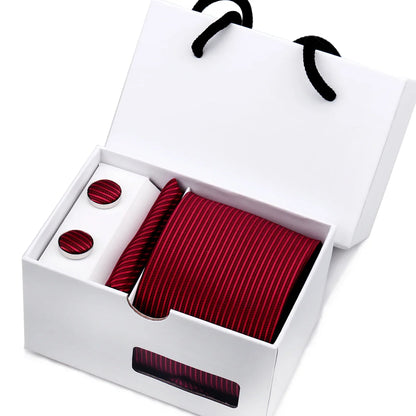 Mens Paisley Tie Gift Set With Box Valentines Gifts For Him