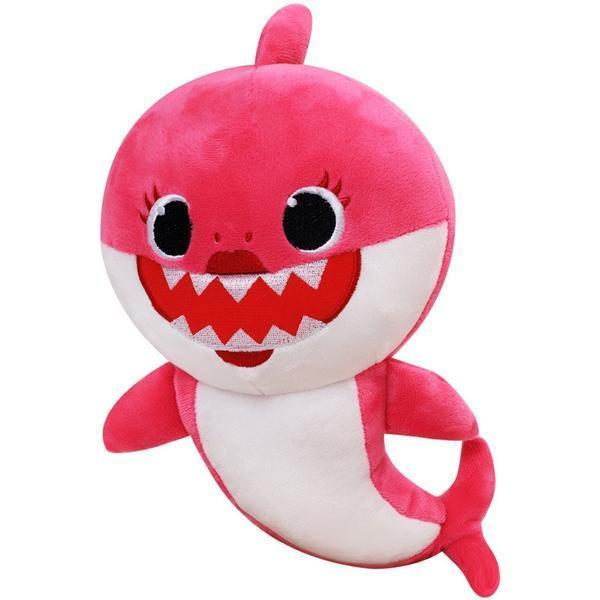 32 Cm Baby Shark With Cartoon Music Plush Toy