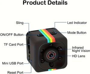 Smallest Full Hd Night Vision Motion Detection Voice And Video Recorder