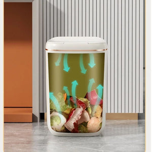 Smart Trash Can With Lid For Bedroom And Living Room