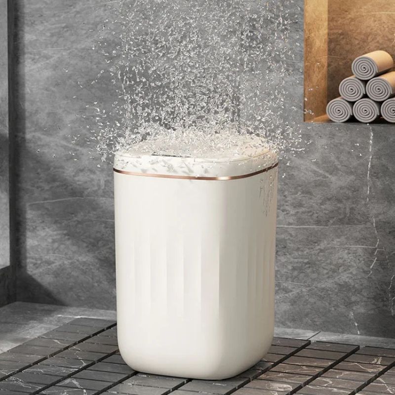 Smart Trash Can With Lid For Bedroom And Living Room