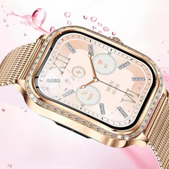 Smart Women's Watch Curved Screen Waterproof Health Monitoring
