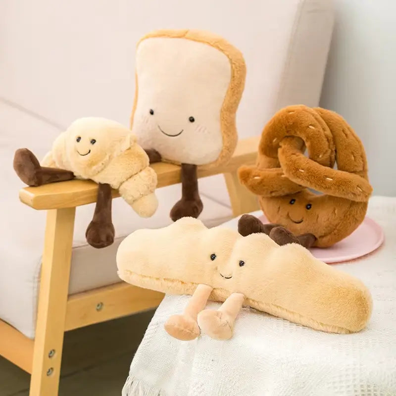 Set 4 Food Plush Toy – Adorable And Hugable Soft Toy