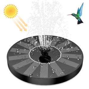 Solar Powered Bird Bath Water Fountain Pump - Garden And Pond