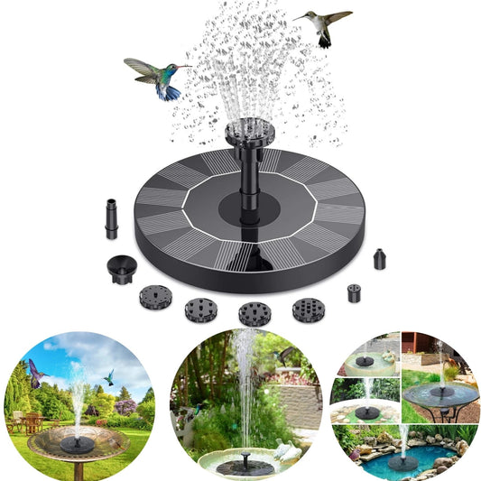 Springwave Bird Bath Solar Fountain