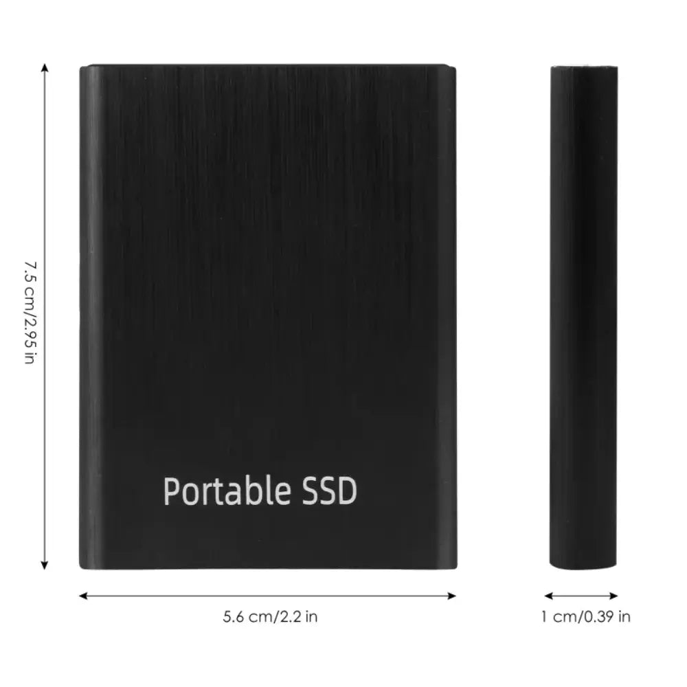 Portable Ssd External Hard Disk Hard Drive 500Gb, 1Tb, 2Tb