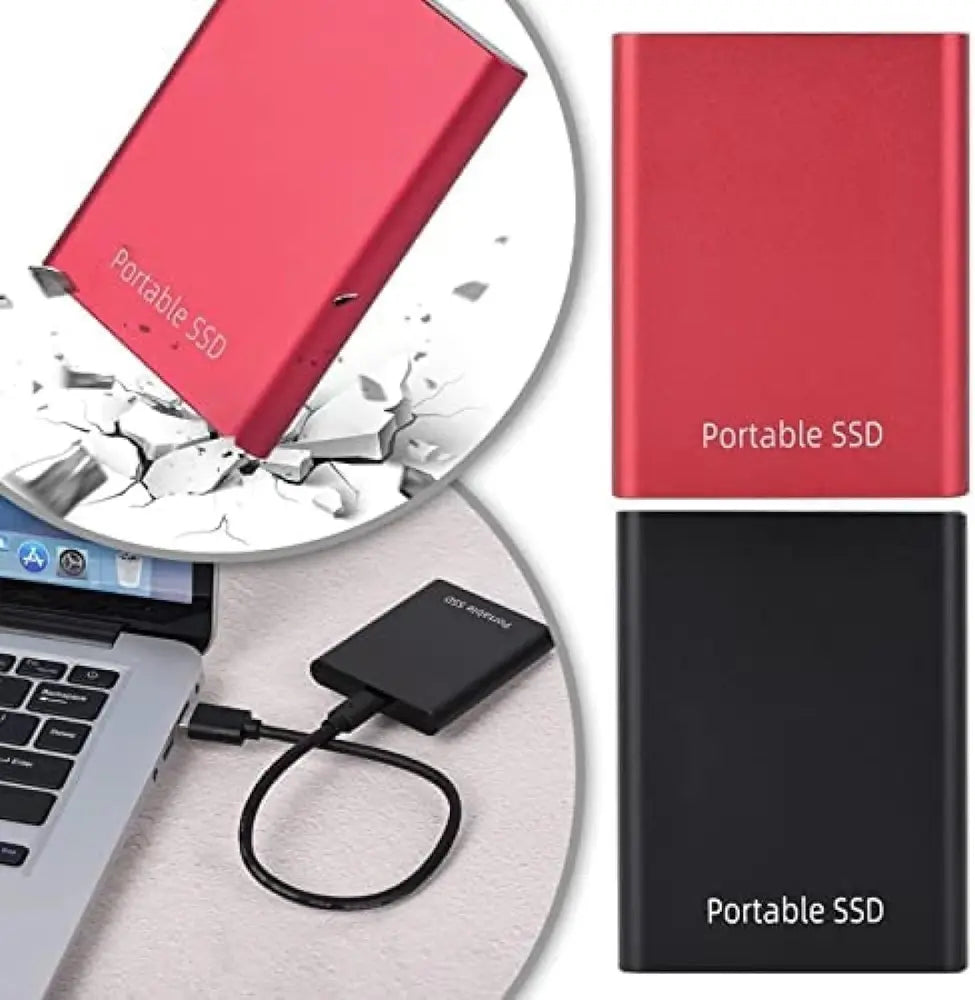 Portable Ssd External Hard Disk Hard Drive 500Gb, 1Tb, 2Tb