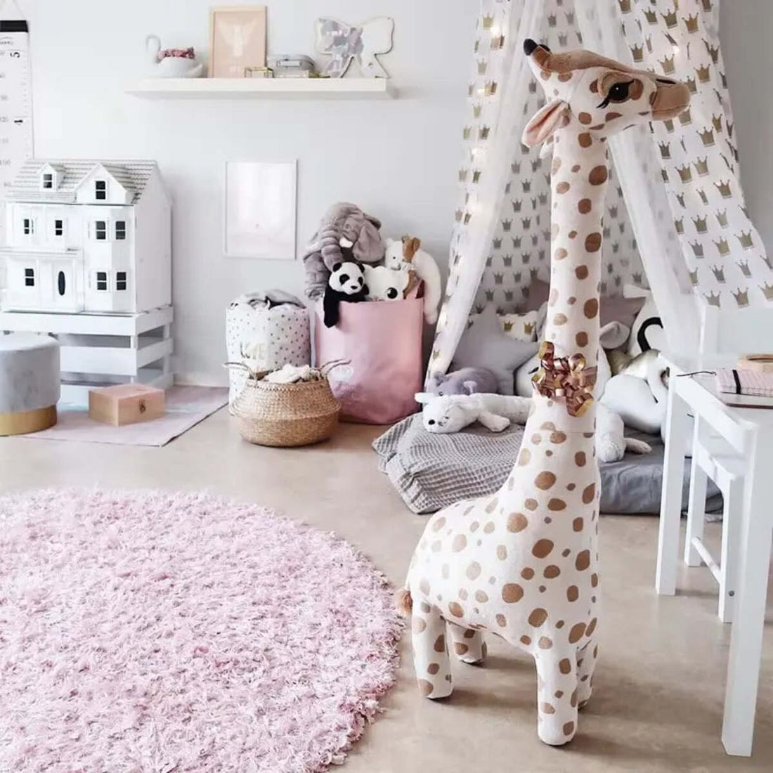 Large Giraffe Plush Toy for Nursery - Soft and Cute Design (40-85Cm) 100658