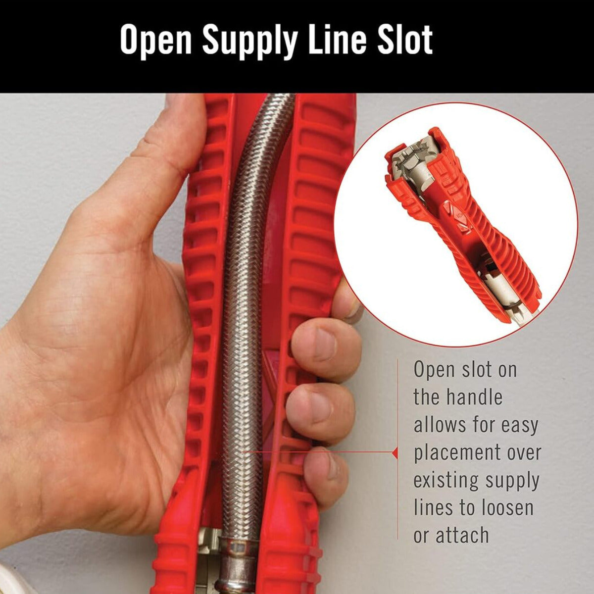 8 in 1 Multifunctional Sink Spanner Wrench for Kitchen Repair