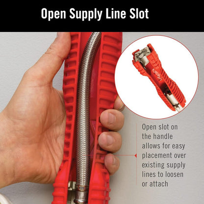 8 in 1 Multifunctional Sink Spanner Wrench for Kitchen Repair