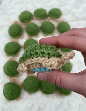 Turtle Crochet Memory Game - Memory Training - Turtle Memory Game