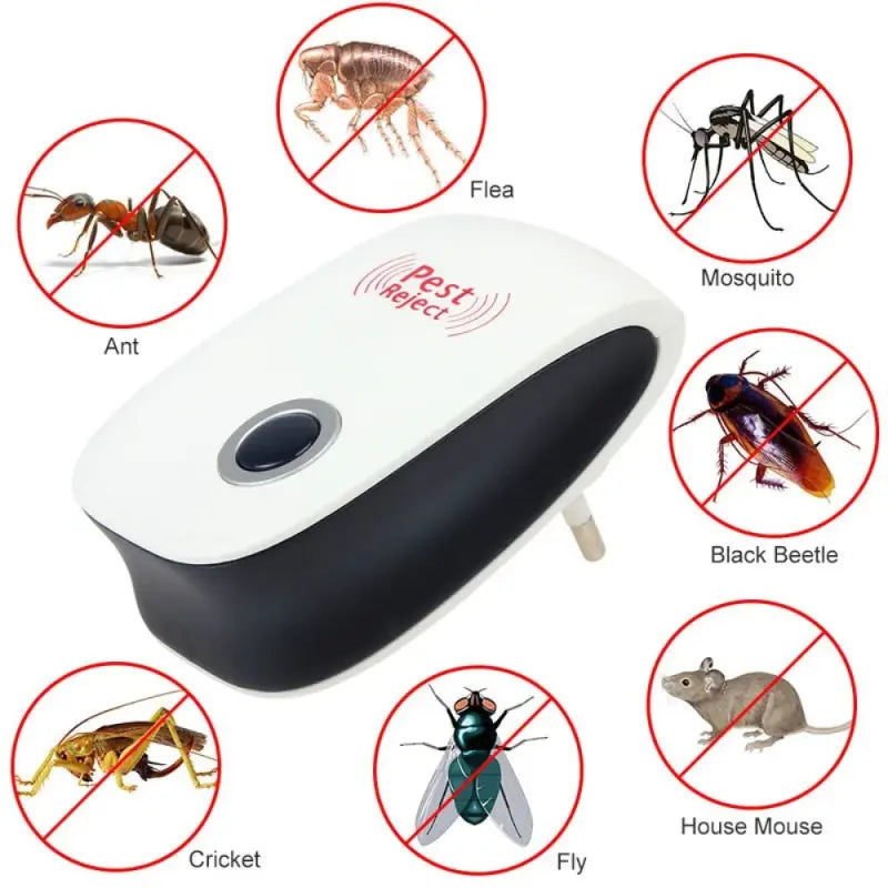 Ultrasonic Mice Repeller Pest- Rid Of Mice In 48 Hours Or It'S