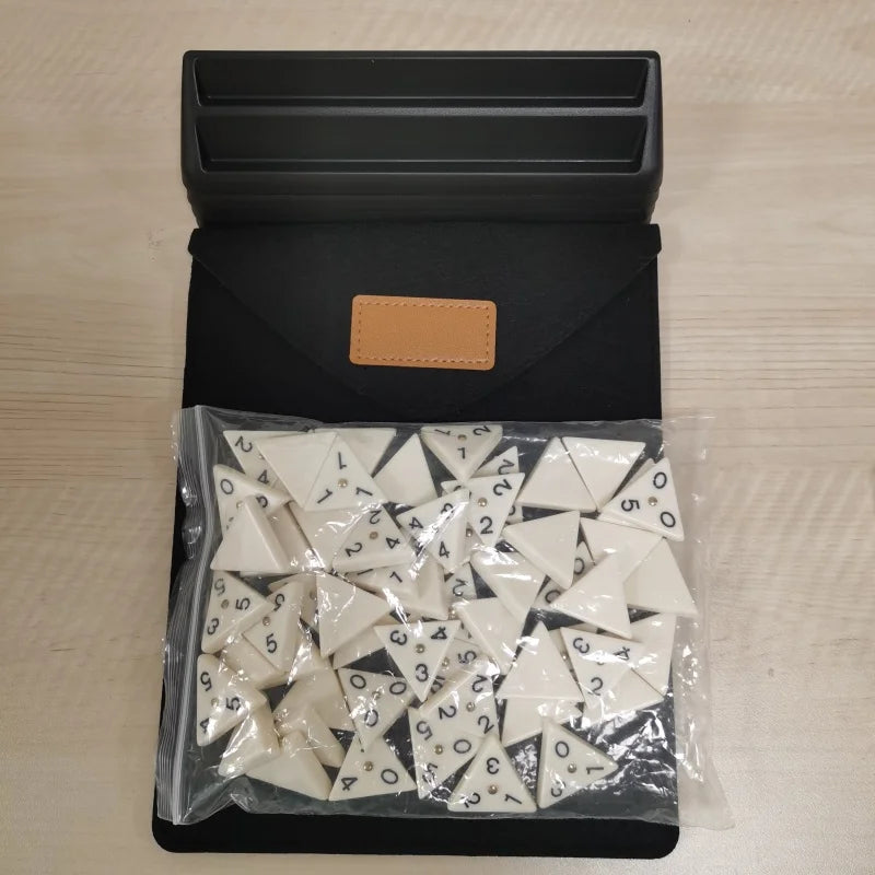 Triangle Dominoes - Full Travel Triangle Dominoes Set 4186309820505-1