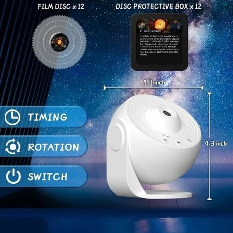 360° Night Light Galaxy Projector – Stunning Rotating Starry Sky Display 9479138279766-1