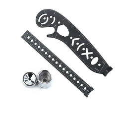 Versatile Portable Design Tool Multi-Function Drawing Ruler