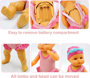 Waterproof Swimming Baby Doll - The Gift For Kids