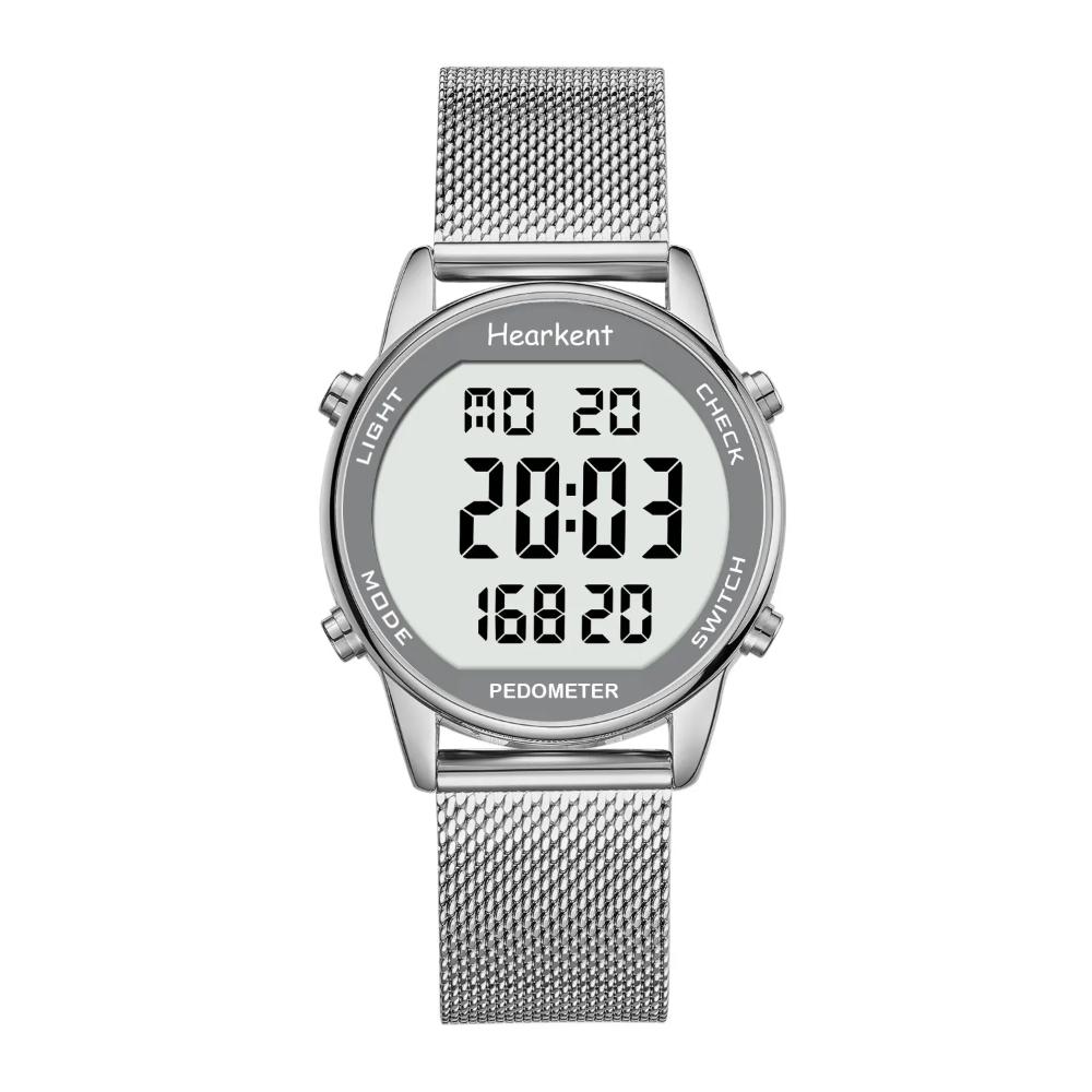 Waterproof Digital Pedometer Watch for Women Step & Calorie Tracker 36mm