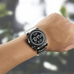Waterproof Digital Sports Watch for Men Stainless Steel